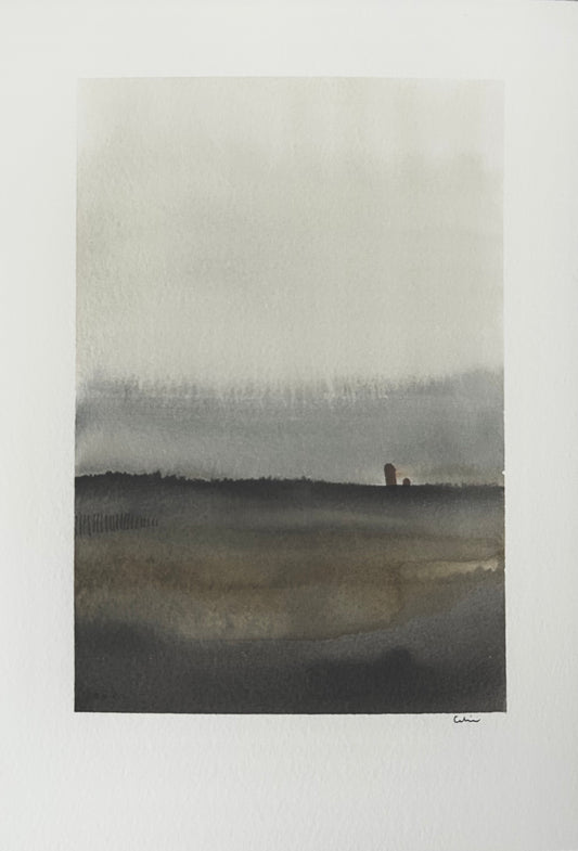 The weight of pale horizons 
no. 2