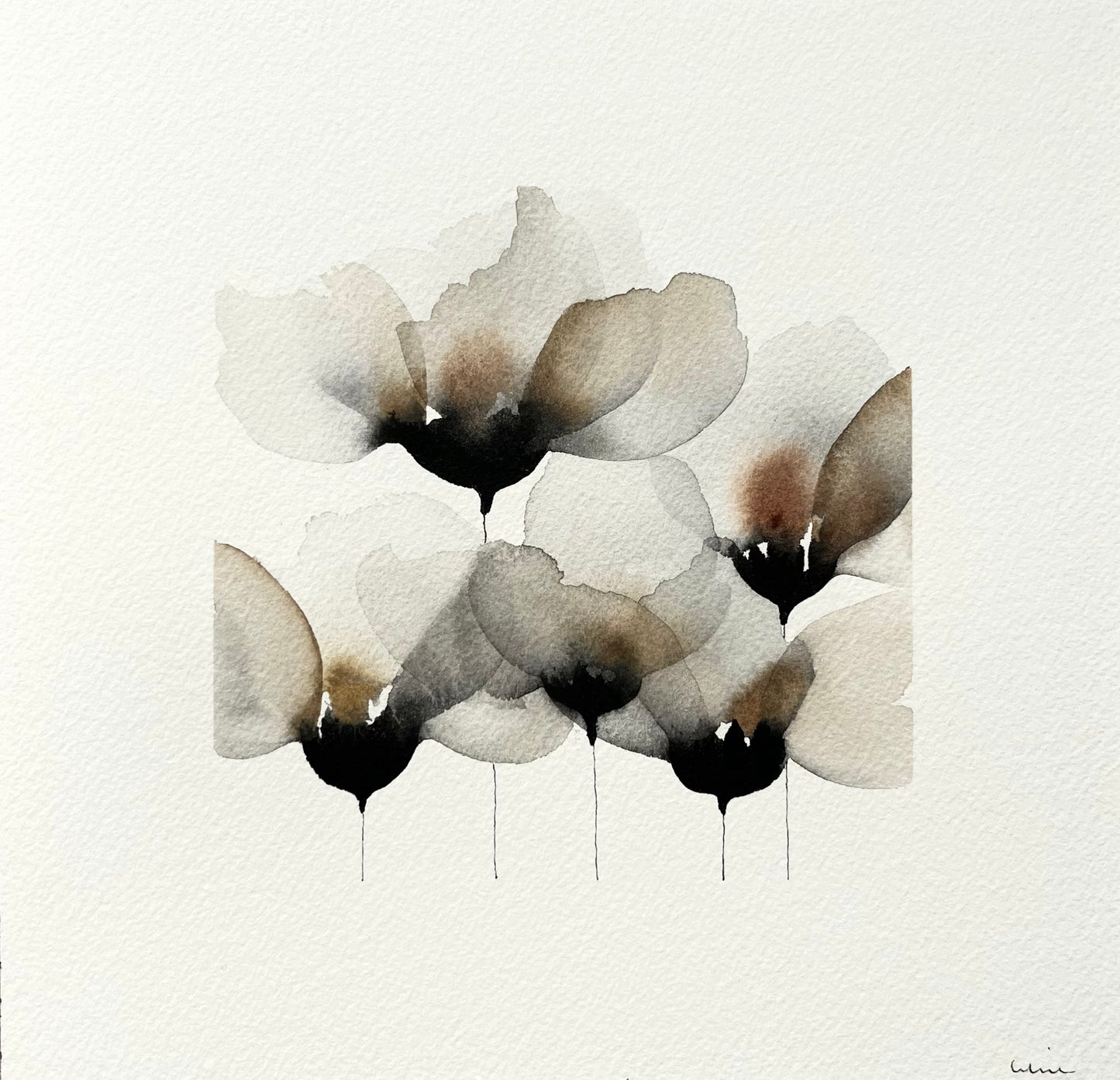 Bronze petals